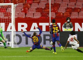 Барселона пропустила после прохода защитника через все поле и проиграла в Кубке Испании (видео)