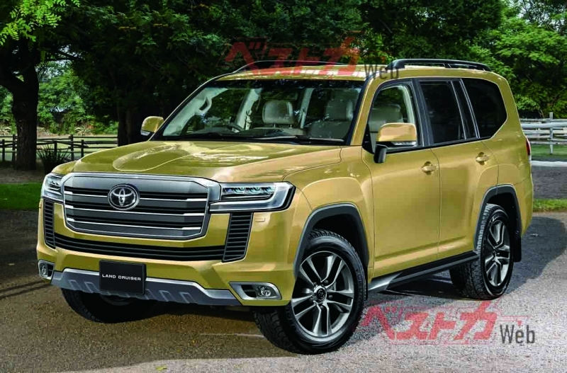 Кузов и раму Toyota Land Cruiser 300 сфотографировали на заводе в Японии